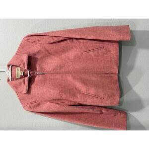 Vintage Jones New York Country Women's Pink Zip-Up Blazer Jacket, Size 10